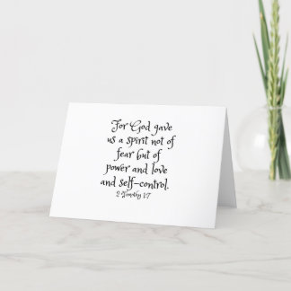 Scripture Encouragement Card