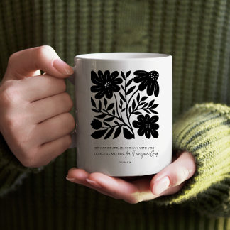 Scripture Floral Christian Bible Verse Inspiration Coffee Mug