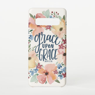 Scripture floral phone case