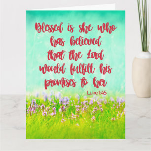 Scripture Folded Greeting Card