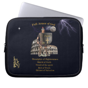 Scripture Full Armour of GOD Laptop Sleeve