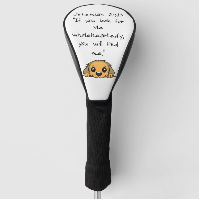 Scripture Golf Head Cover (Front)