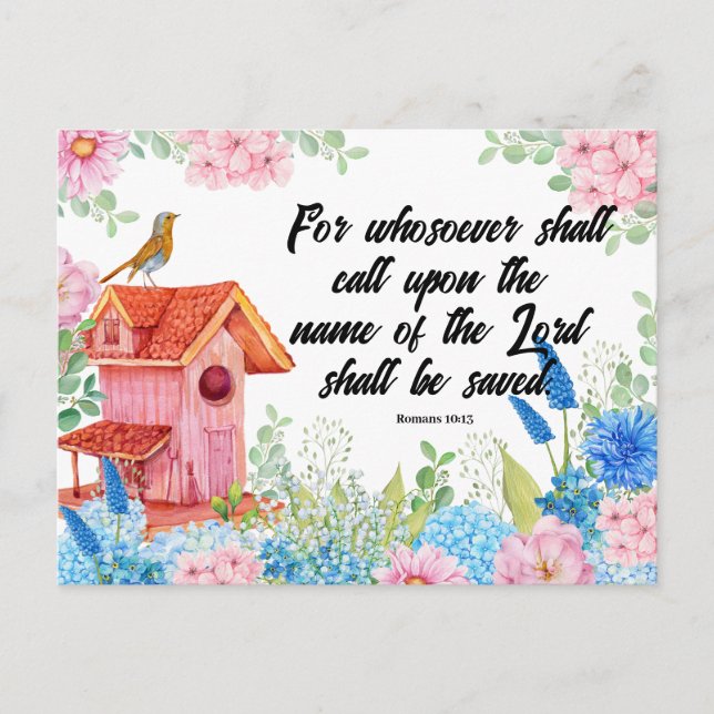 Scripture Greeting Post Card (Front)
