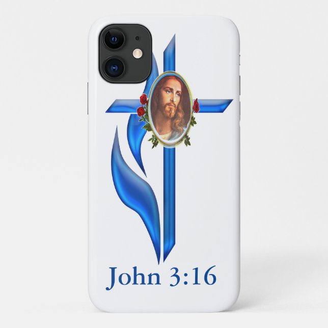 Scripture John 3;16 Case-Mate iPhone Case (Back)