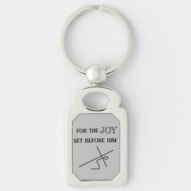 Scripture l Christ l Cross l  Key Ring (Front)