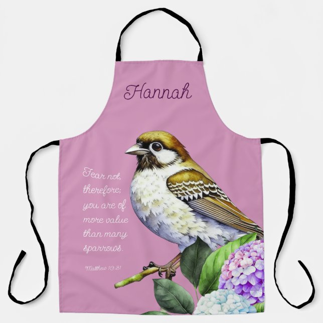 Scripture Matthew 10:31 Apron (Front)