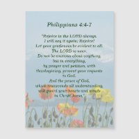 Scripture Meditation Magnet