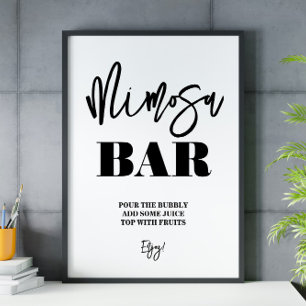 Scripture Mimosa Bar Bridal Shower Sign   