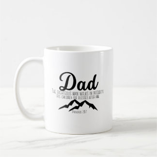 Scripture Mug for Dad, Christian Coffee Cup