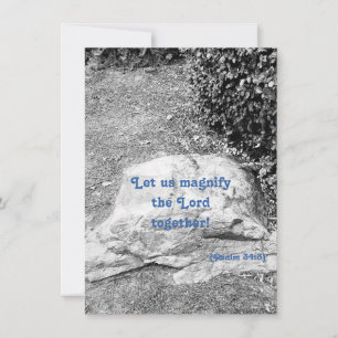 Scripture of Praise Flat Greeting Card