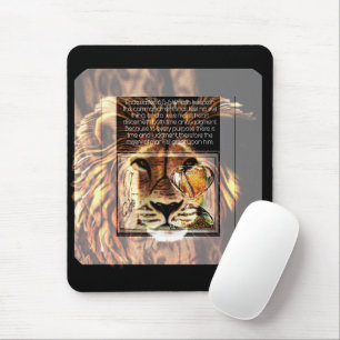 Scripture Pictures: The Lion's Decree 2D Mouse Pad