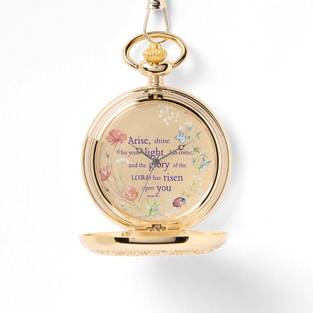 Scripture Pocket Watch  (Front)