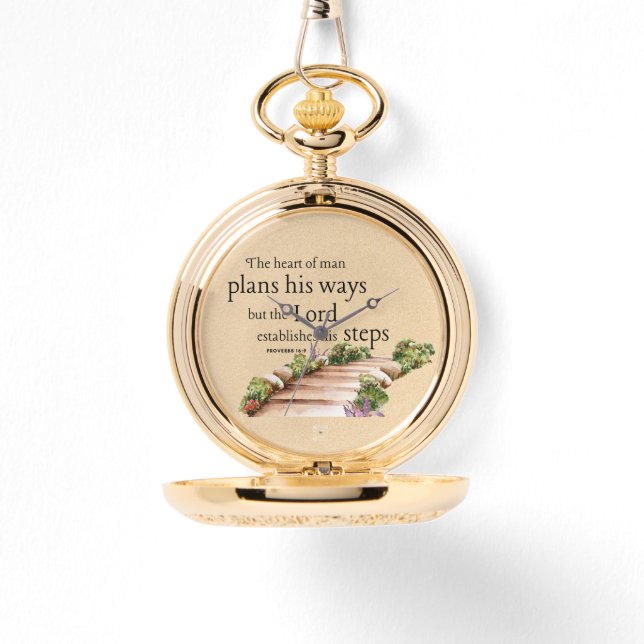 Scripture Pocket Watch  (Front)
