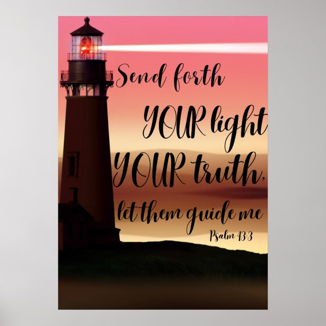 Scripture Poster Psalm 13:3 (Front)