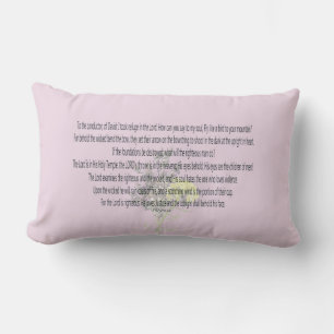 Scripture, Psalm 11, Lumbar Cushion