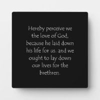 Scripture Quote 1 John 3 16
