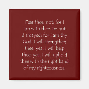 Scripture Quote Isaiah 41 10 Magnet