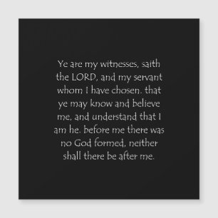 Scripture Quote Isaiah 43 10