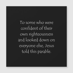 Scripture Quote Luke 18 9