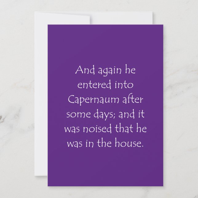 Scripture Quote Mark 2 1 Thank You Card (Front)