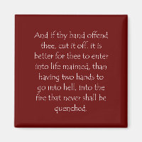 Scripture Quote Mark 9 43