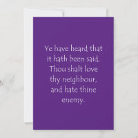 Scripture Quote Matthew 5 43
