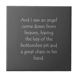 Scripture Quote Revelation 20 1 Tile