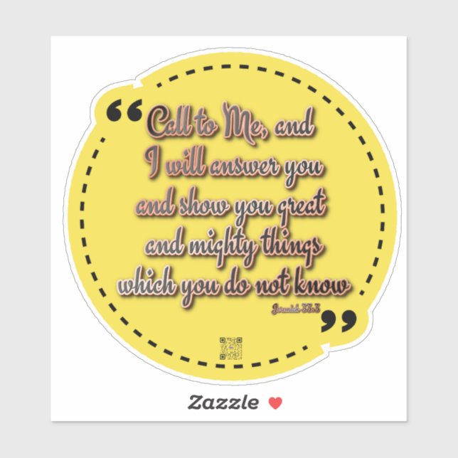 Scripture Sticker (Sheet)