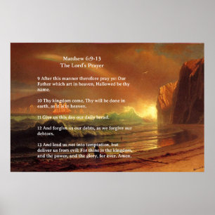 Scripture Template, The Lord's Prayer Poster