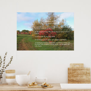 Scripture Template, The Lord's Prayer Poster