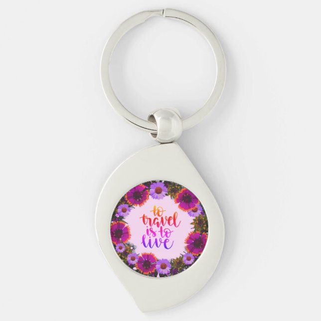Scripture Verse Spiritual Message Kingdom Key Ring (Front)