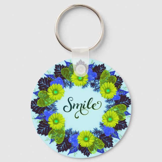 Scripture Verse Spiritual Message Kingdom Key Ring (Front)