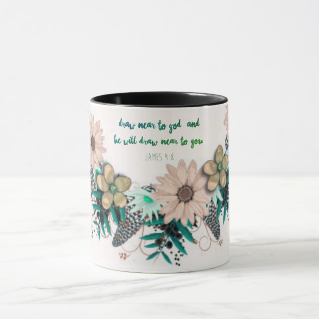 Scripture Verse Spiritual Message Kingdom Mug (Center)