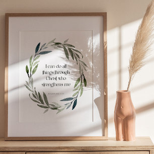 Scripture Wall Art Philippians 4:13