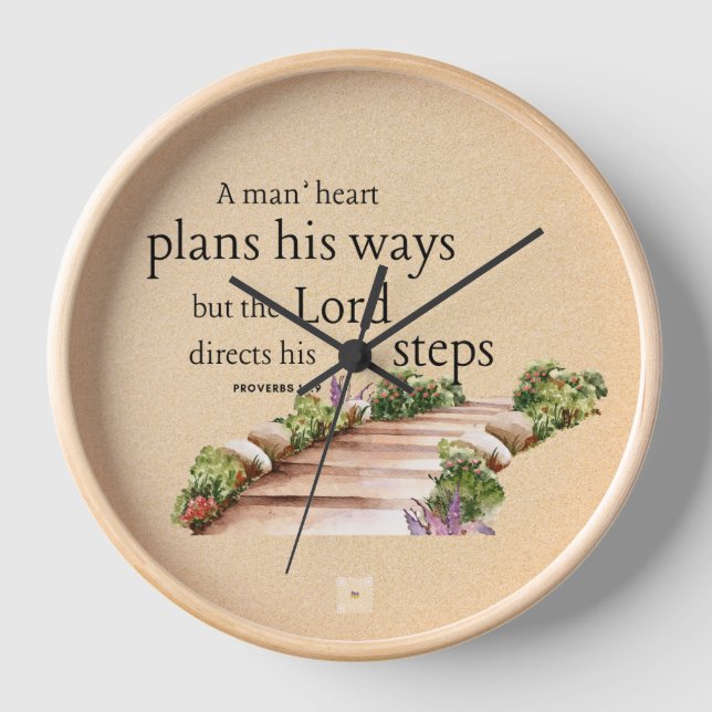 Scripture Wall Clock  (Front)