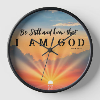 Scripture Wall Clock