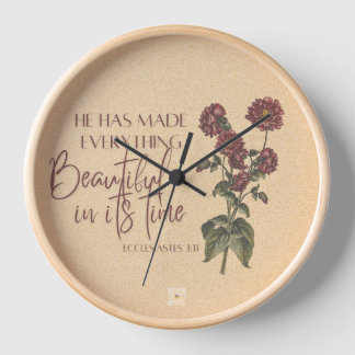 Scripture Wall Clock 