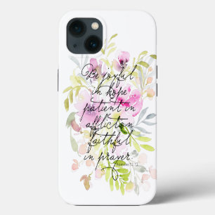 Scripture Watercolor Romans 12 iPhone 13 Case