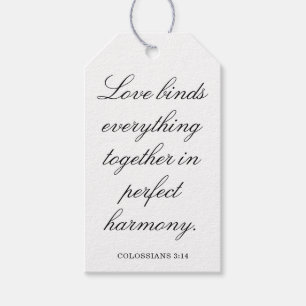 Scripture Wedding Centerpiece, Bridal Shower Decor Gift Tags