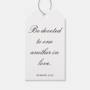 Scripture Wedding Centerpiece, Bridal Shower Decor Gift Tags