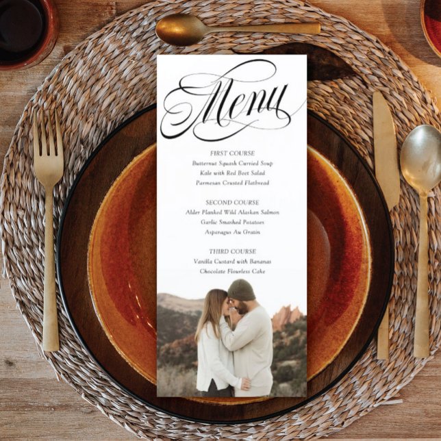 Scripty Photo Wedding Day Menu (Creator Uploaded)