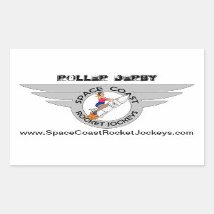 SCRJ Roller Derby Sticker