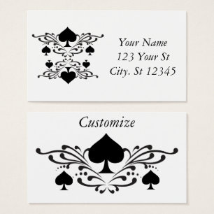 Scroll Black Spades Tattoo Style Thunder_Cove