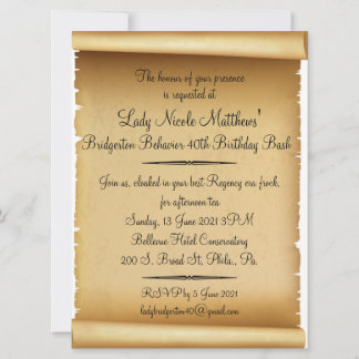 Scroll Invitation (NM)