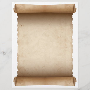 Scroll Paper Letterhead