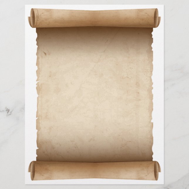 Scroll Paper Letterhead (Front)