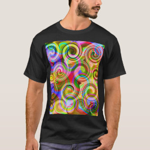 Scroll Pastel geometrical abstract T-Shirt