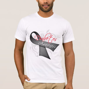Scroll Ribbon - Diabetes Awareness T-Shirt