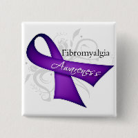 Scroll Ribbon - Fibromyalgia Awareness