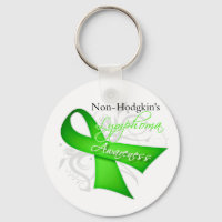 Scroll Ribbon Non-Hodgkin's Lymphoma Awareness